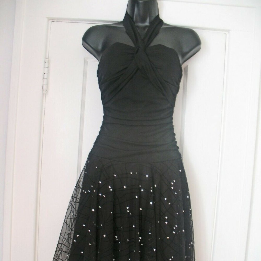 A. Byer Party dress, Black & White Size Small.